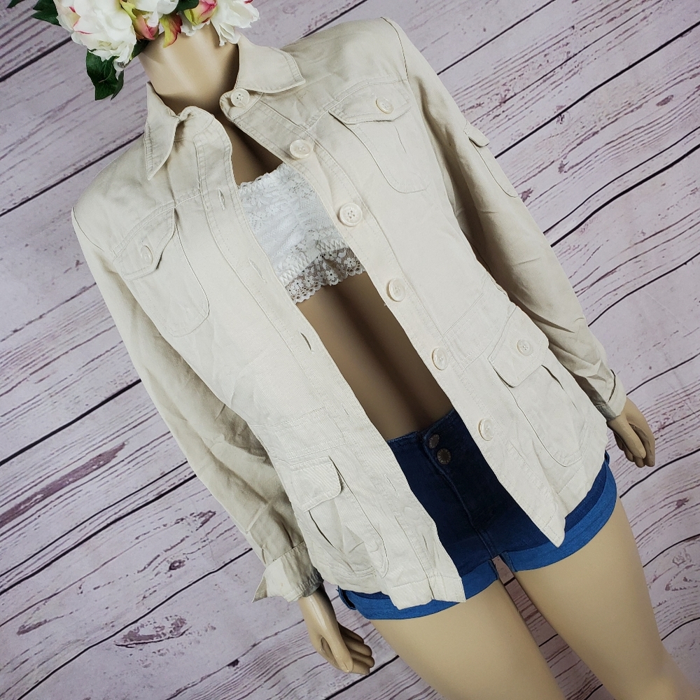 giacca small beige jacket - Picture 5 of 7